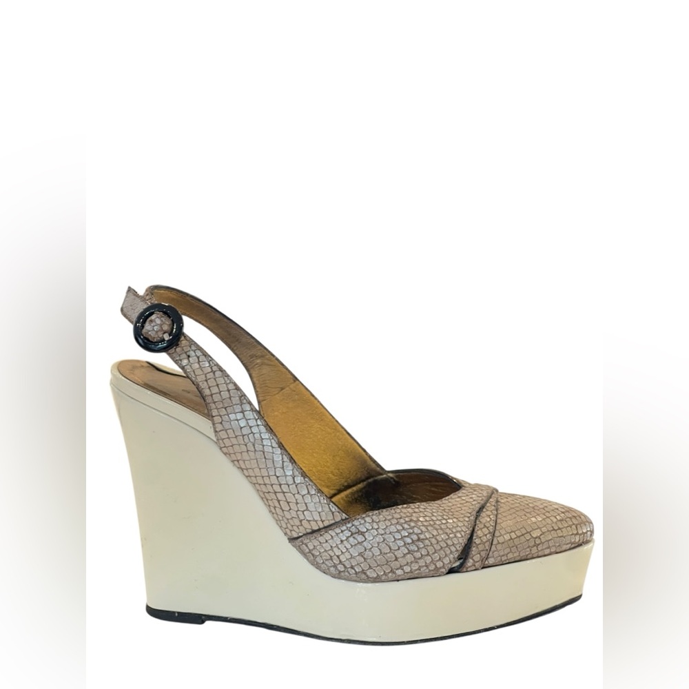 Barbara Bui wedges sling back sandals